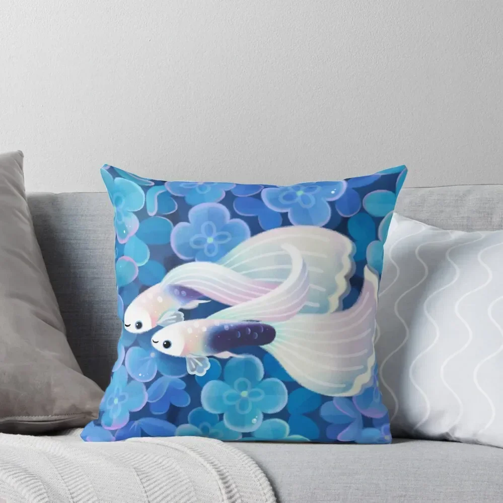 White tuxedo guppy Throw Pillow Decorative Cushions For Luxury Sofa autumn pillowcase pillow