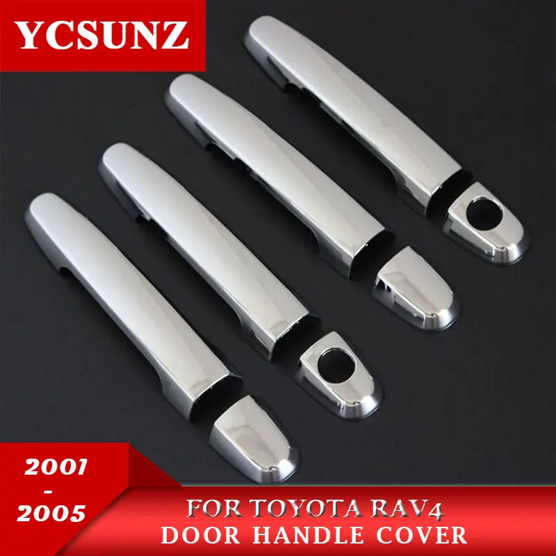 Chrome Door Handle Cover Protection For Toyota RAV4 RAV 4 2001 2002 2003 2004 2005 New Styling Ycsunz