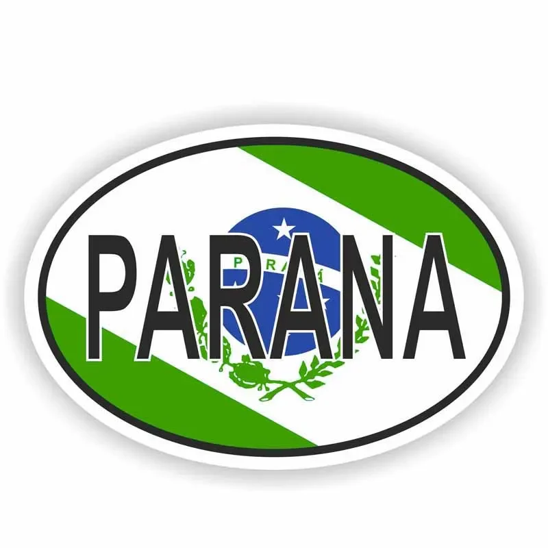 Creative PARANA BRAZIL Flag Car Sticker Car Window Decal