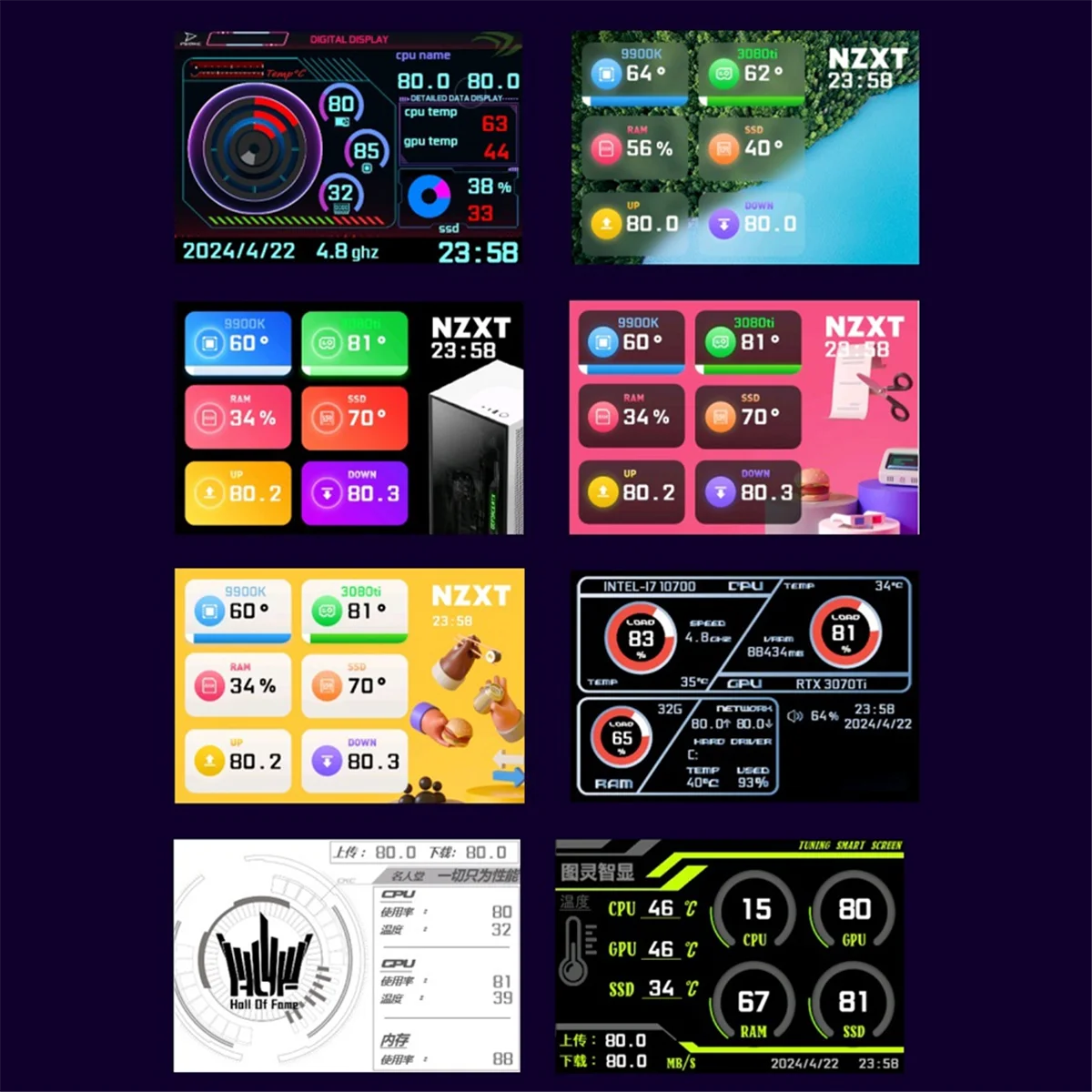 ADEGBO-Layar Sekunder Komputer Sekunder IPS TYPE-C 3,5 inci yang Ditingkatkan A