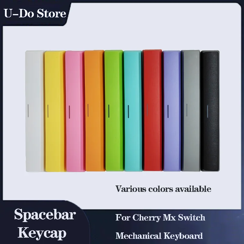 

6.25u Spacebar For Cherry Mx Switch Mechanical Keyboard White Yellow Pink Red Orange Green Blue Purple Black Grey OEM PBT Keycap