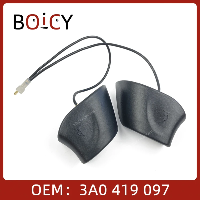 BOICY Steering Wheel Horn Cover Cap Button Contact Switch for VW MK3 Golf Jetta Polo Cabrio Caddy  FEL Inca 3A0419097