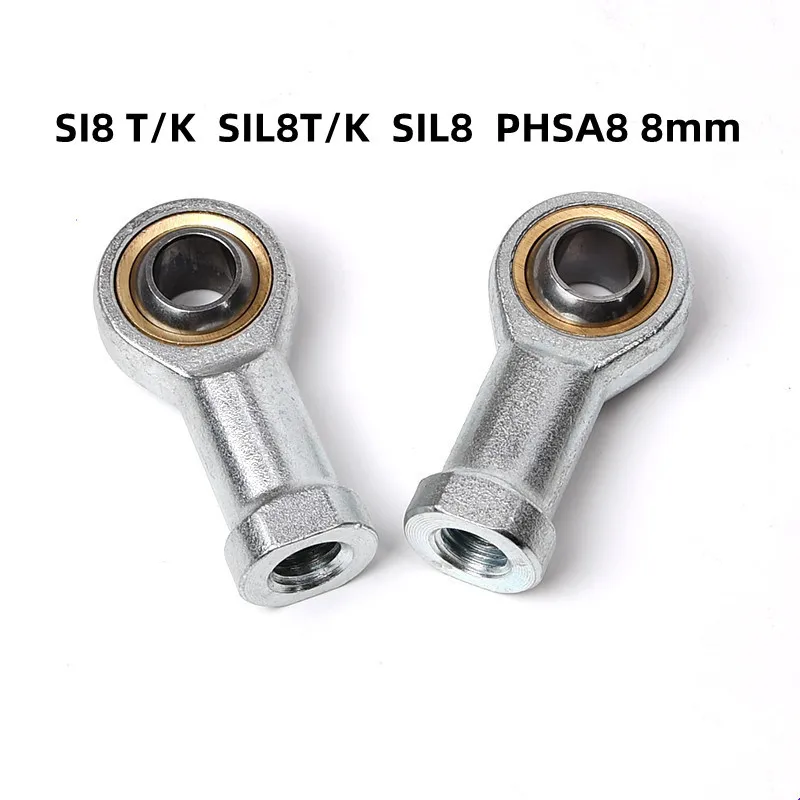 

4pcs SI8T/K PHSA8 8mm Female Thread Metric Rod End Joint Bearing SI8 T/K SIL8T/K SIL8