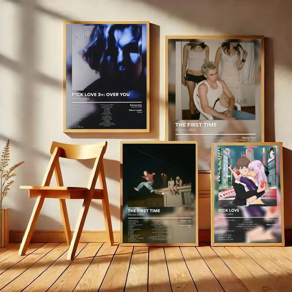 Classic TV The Kid L_LAROI M_MAYBE Poster Self-adhesive Art Waterproof Paper Sticker Coffee House Bar Room Wall Decor Gift