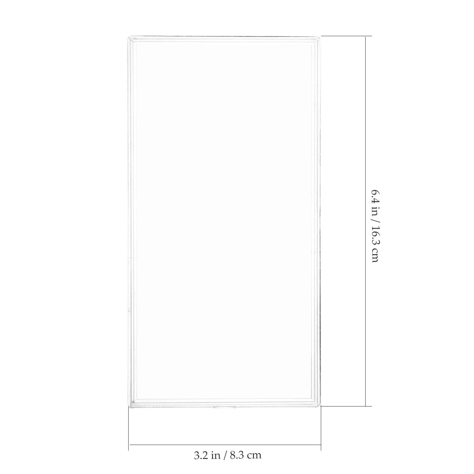 10pcs Paper Money Box Clear Banknote Holder For Dust-Proof Case Portable Organizer Transparent Storage For