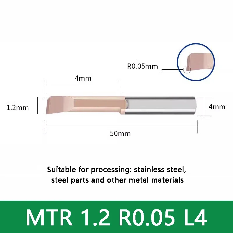 

Расточные фрезы из твердого сплава MTR Расточные фрезы из вольфрамовой стали Расточные фрезы микродиаметром MTR-1,5-1,6-1,8 -2-2,5 -3-4