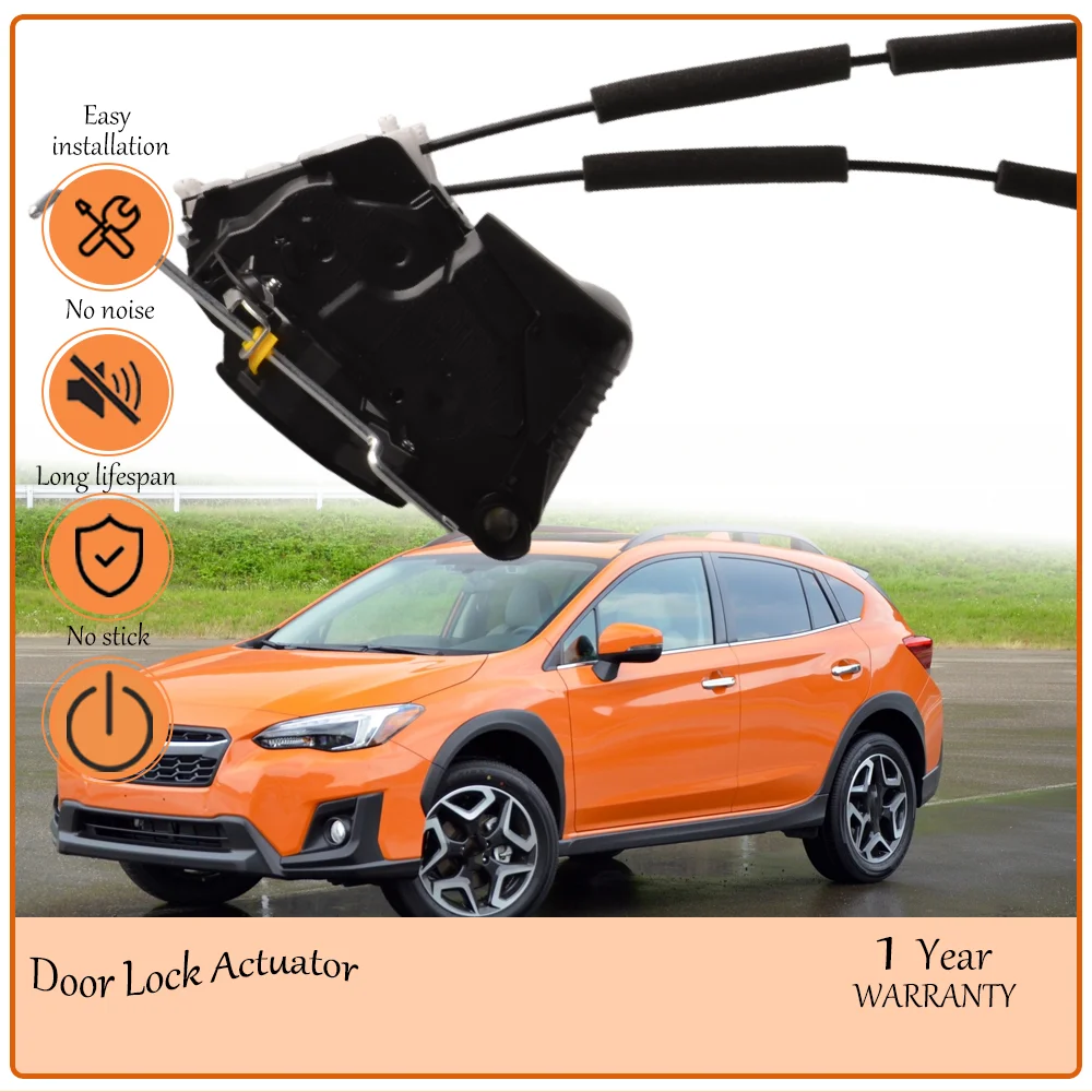 Base Model Front Left Driver Door Lock Actuator With Cable, suits Subaru Crosstrek 2016-2018 oem 61032VA091,61032VA090