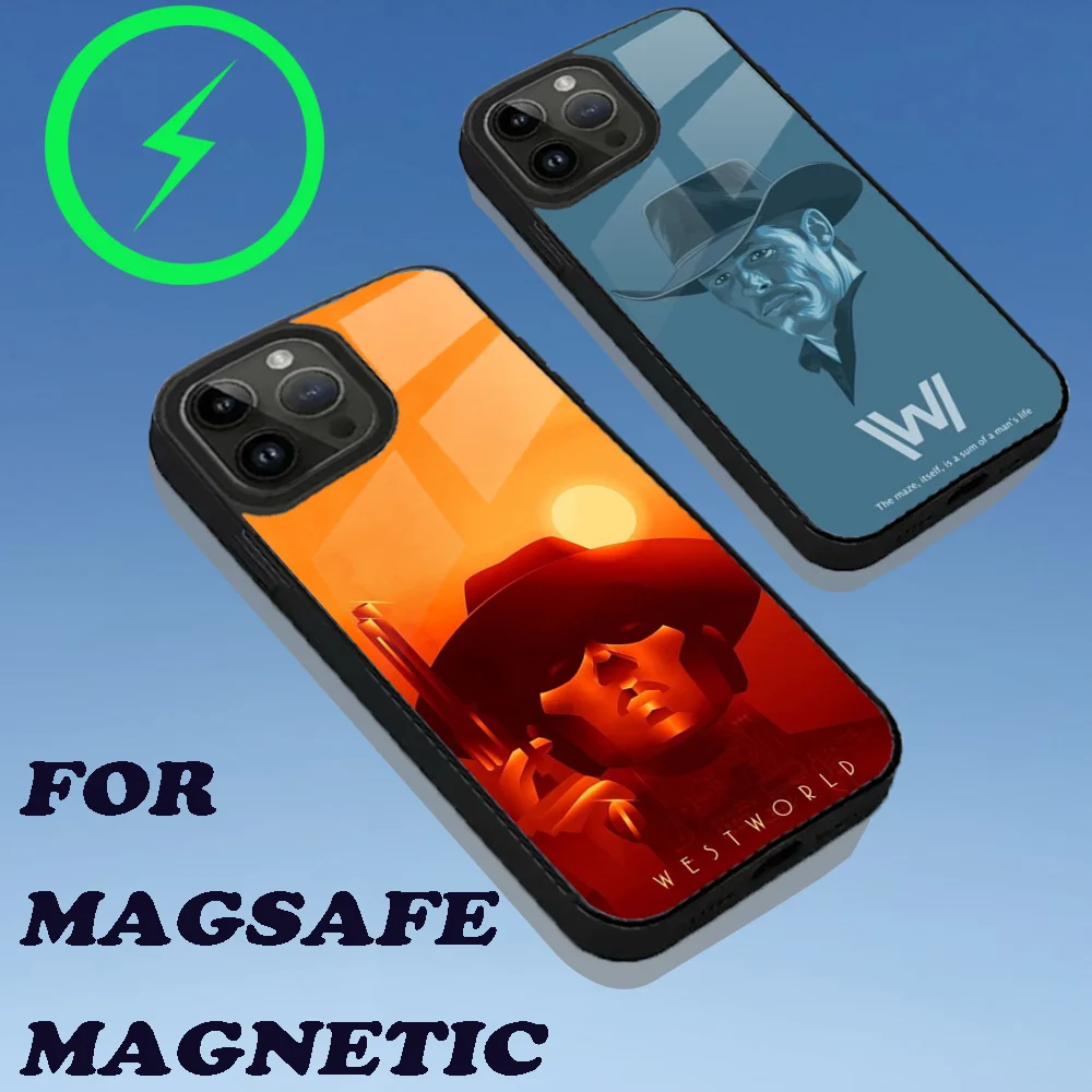 

W-Westworld-S TV Phone Case For iPhone 15,14,13,12,11,Plus,Pro,Max Mini Magsafe Magnetic Wireless Charging