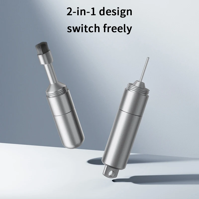 2 in 1 SIMカードトレイ取り外しツール、イジェクトピン、イヤホン掃除ブラシ、リセットツール、ニードルオープナー、クリーナーペンキット（iPhone、Airpods用）