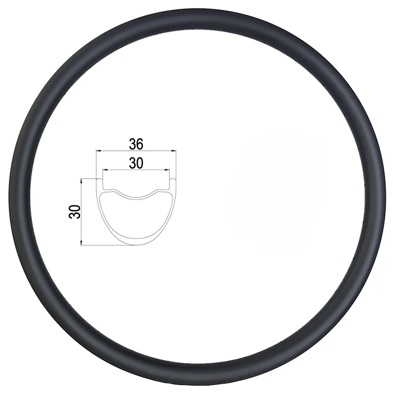 

29er или 27.5er MTB XC AM ENDURO, глубина 30 мм, ширина 36 мм, бесконтактный карбоновый обод без крючка, асимметричные симметричные велосипедные колеса 24H 28H 32H