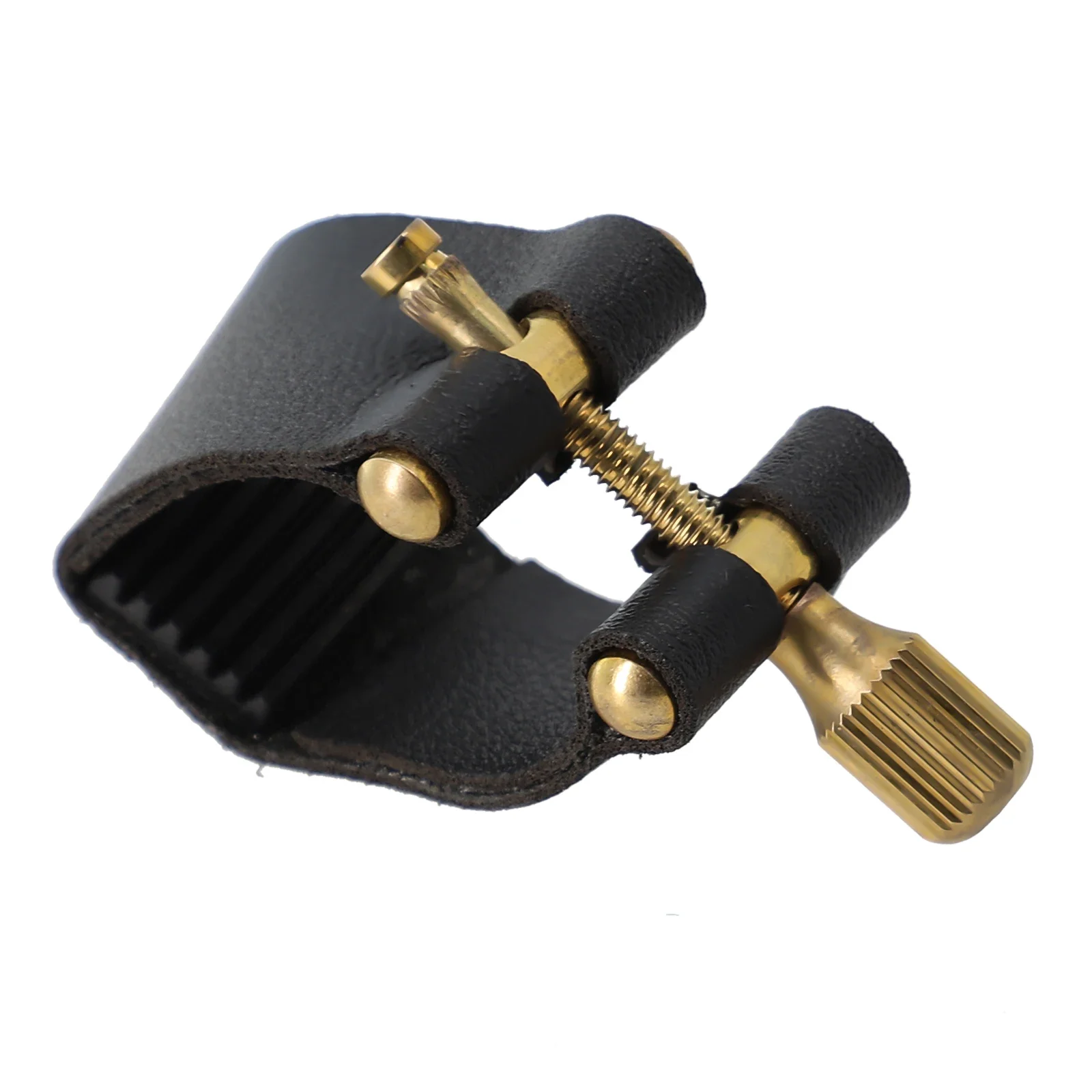 Duable High Quality Useful Brand New Mouthpiece Ligature Tenor Sax Metal Mouthpiece PU Leather Saxophone Leather