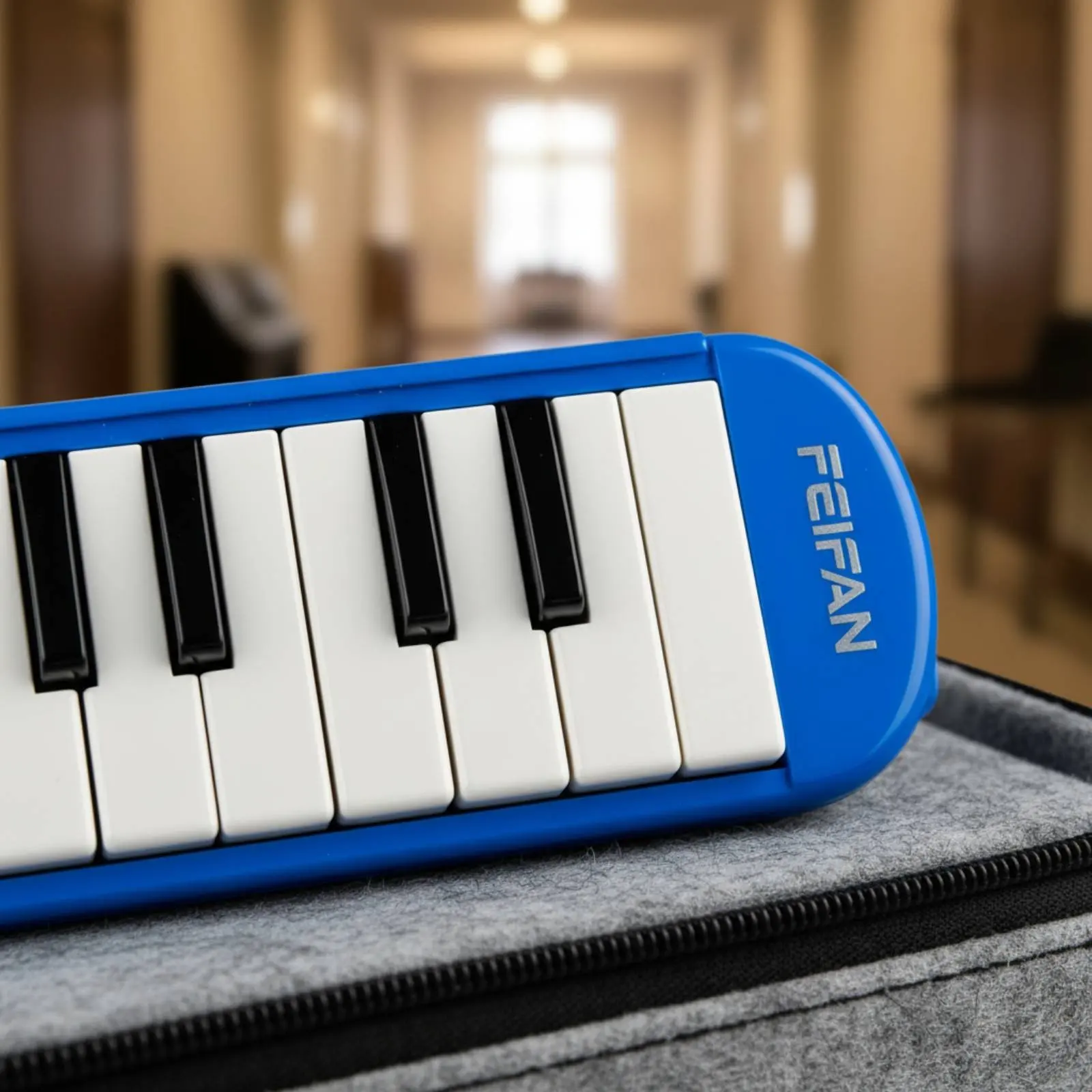37 Key Melodica Includes Mouthpiece and Tube Wind Piano Pianica Engraved Notes on Buttons Mouth Organ Keyboard for Children