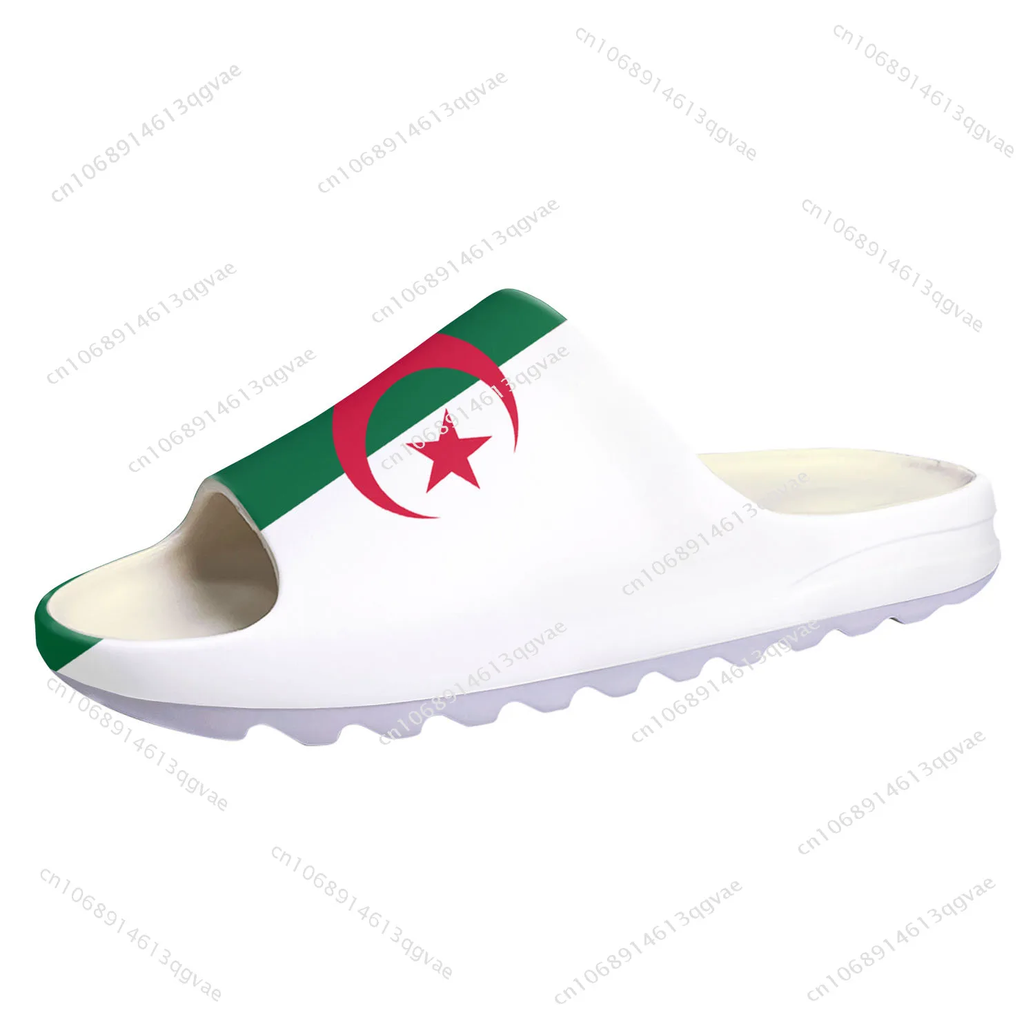 

Algerian Flag Soft Sole Sllipers Home Clogs Step on Water Shoes Mens Womens Teenager Beach Algeria Customize on Shit Sandals