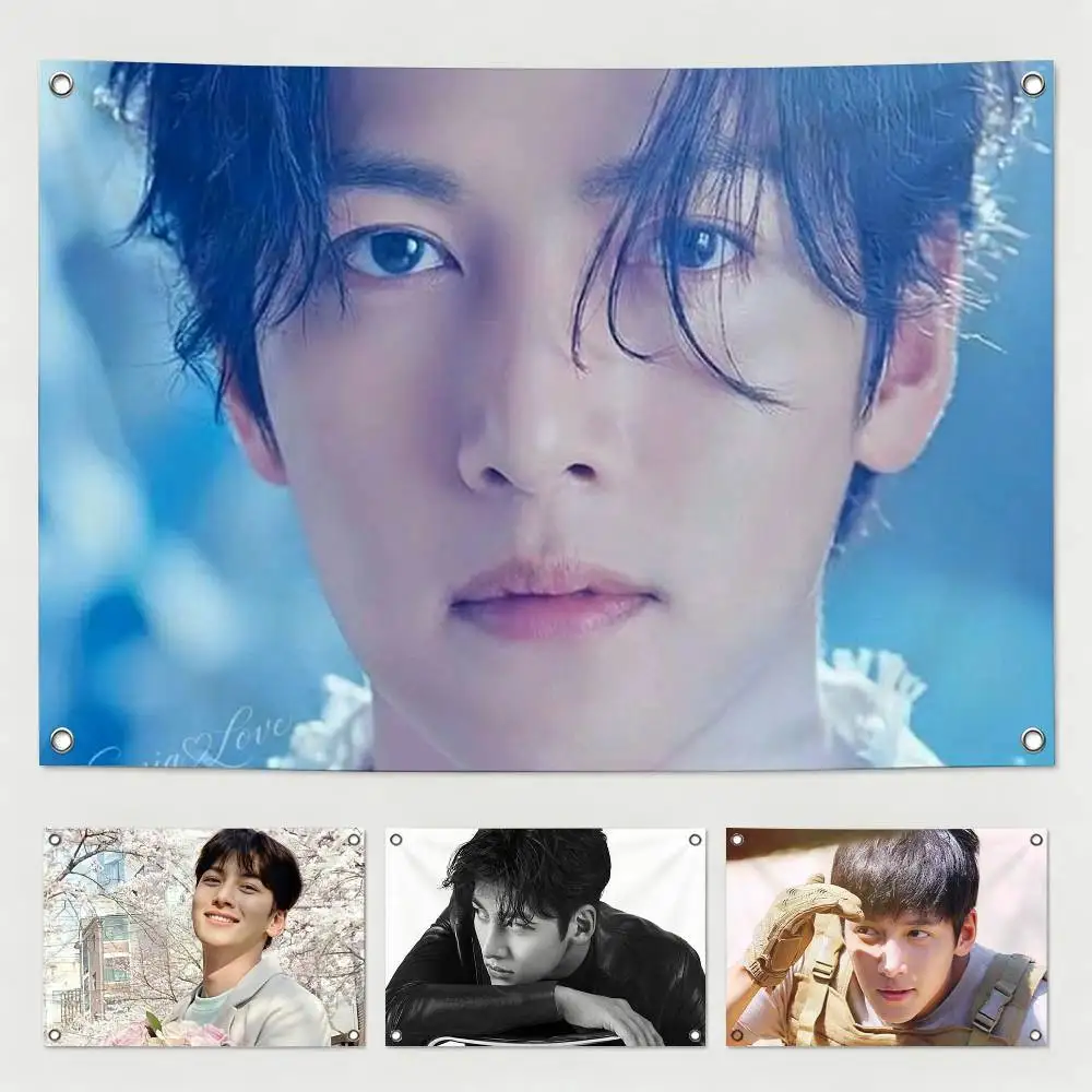Actor Ji cool Chang-wook Flags for Bedrooms Home Decor Items Outdoor Decors Garage Decoration Flaga
