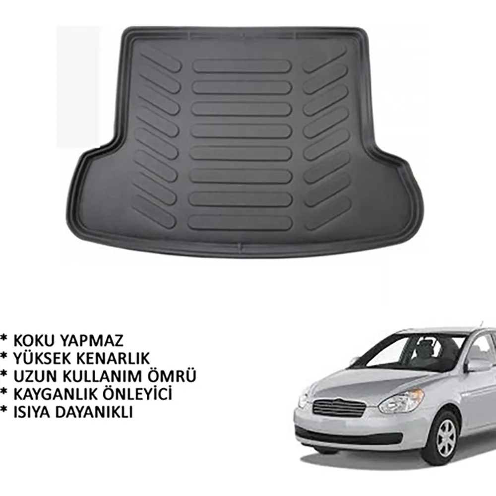 

For hyundai accent era luggage pool car accessory car rug 2006 2012 model compatible