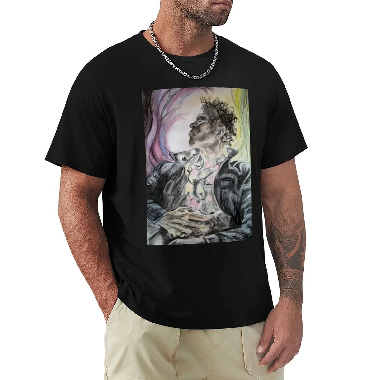 Tom Waits T-Shirt Comfortable Basic Crew Neck Tee