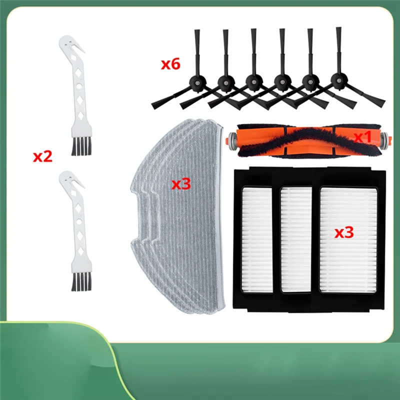 

Efficient-For Xiaomi Mijia PRO Sweeping And Mopping Robot MJSTS Main Brush And Side Brush Filter Cloth Replacement Brush