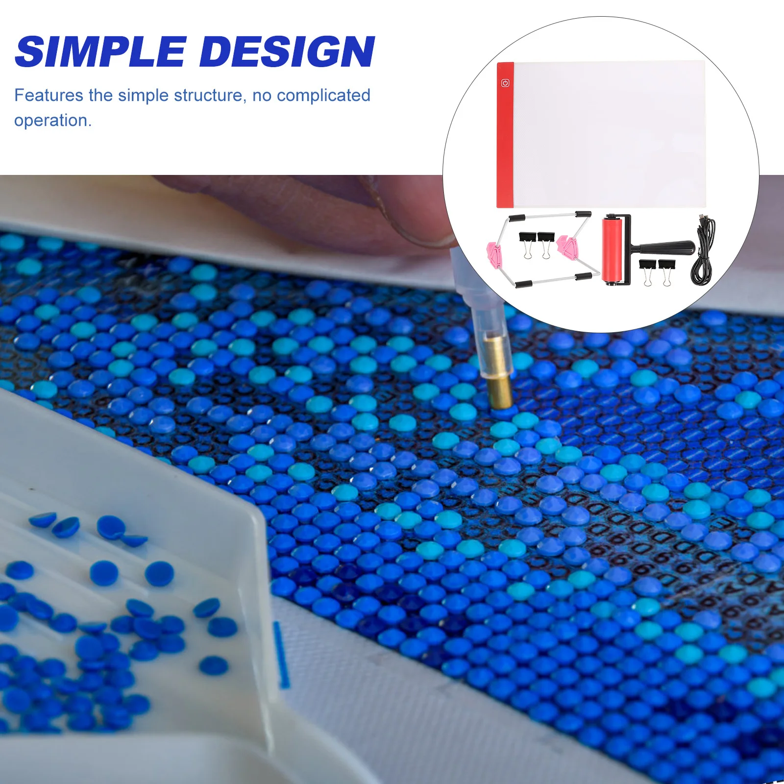 

1Set Tool Set Reliable Durable Materials DIY Crafting Diamond Art Supplies Home Drawing Accessories