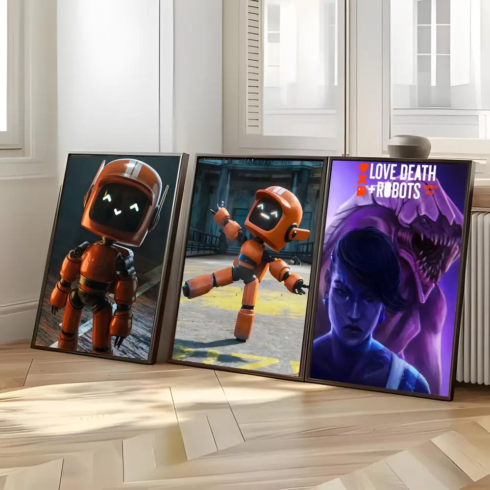Fantasy Movie L-Love, Death & Robots Poster Distinct Home Decor Concepts Chic Indoor Art Pieces