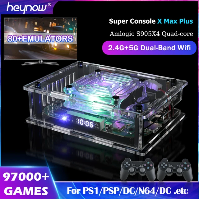 HEYNOW Super Console X Max Plus Arcade Box 8K HD Dual System 
