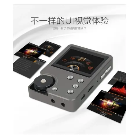 Leitor de música de alta fidelidade mp3 com tela wm8965 mini portátil hi-res flac mp3 playerigo MP3-105 plus dsd esporte usb leitor de áudio