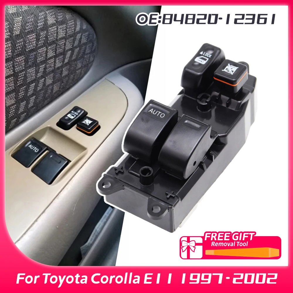 84820-12361 High Quality Power Window Switch For Toyota Corolla E11 1997 - 2002 84820 12361 8482012361