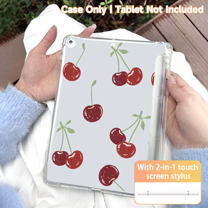 

iPad protective case with capacitive stylus，suitable for iPad7/8/9/10/11 generations，Air 10.9 2024 M2 M3 A16 mini Pro12.9 Air13