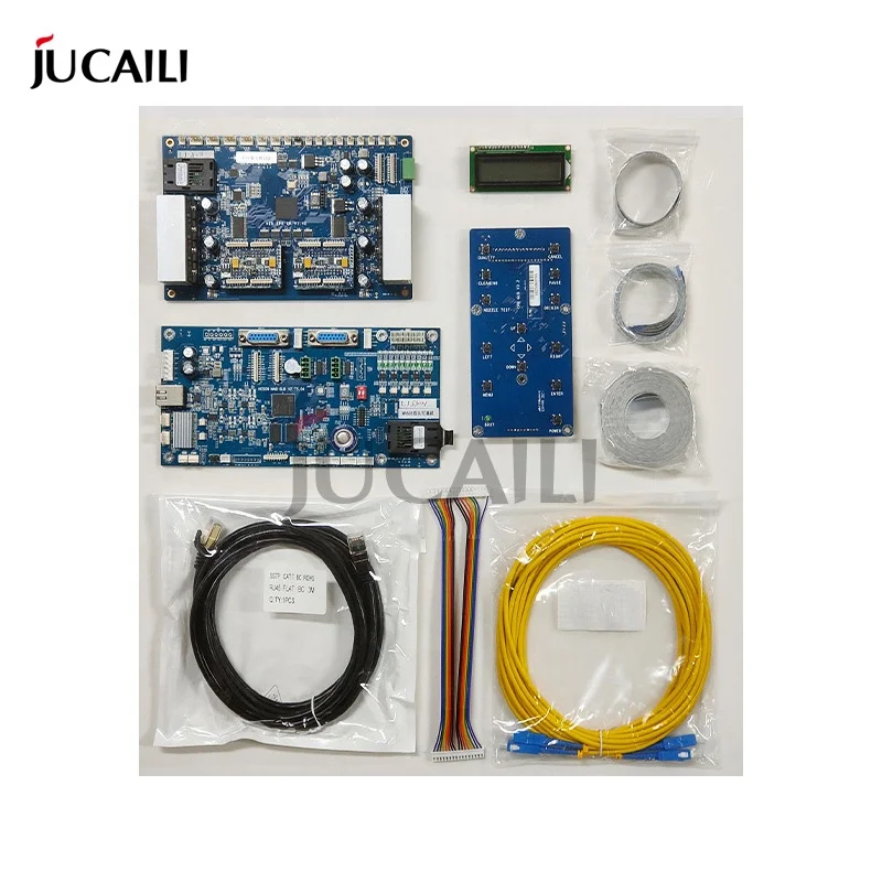 Jucaili Hoson i3200 board kit for double head main/head board for Eco solvent water based  UV printer DTF with cables