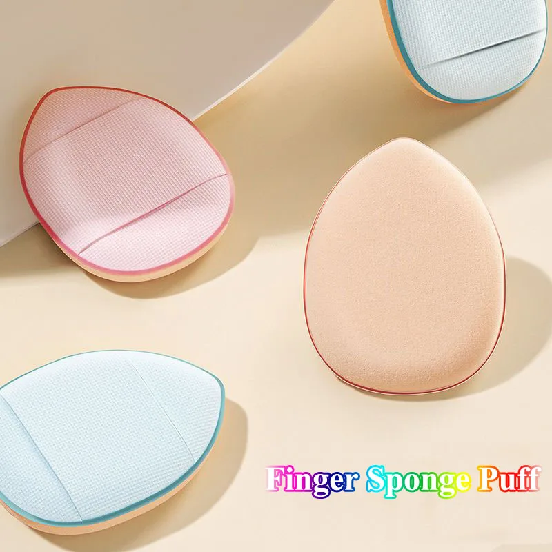 Mini Makeup Puff Super Soft Beauty Cosmetic Beauty Tools Foundation Powder Finger Sponge Puff Women Facial Pads Pack Accessories