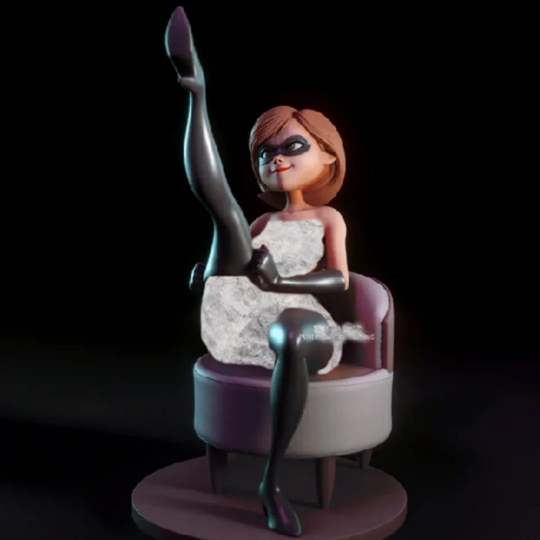 

Elasti Girl Nsfw без штанов, полный комплект фигурок из смолы, масштаб 1/24, неокрашенный, в разобранном виде