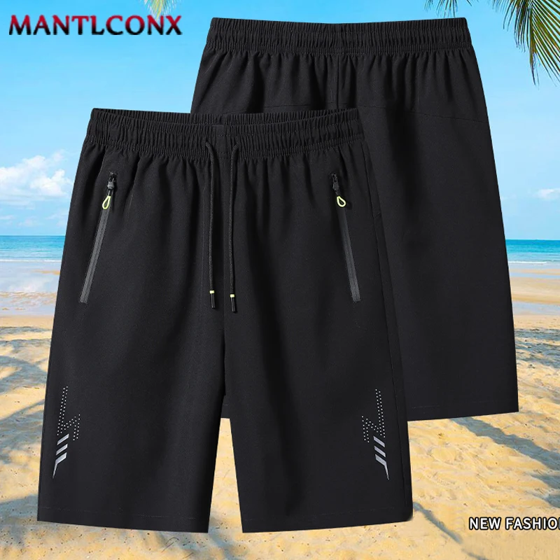 New Summer Casual Men\'s Shorts Quick Dry Elastic Workout Short Pants Man Gym Fitness Training Running Sports Shorts Men Jogging