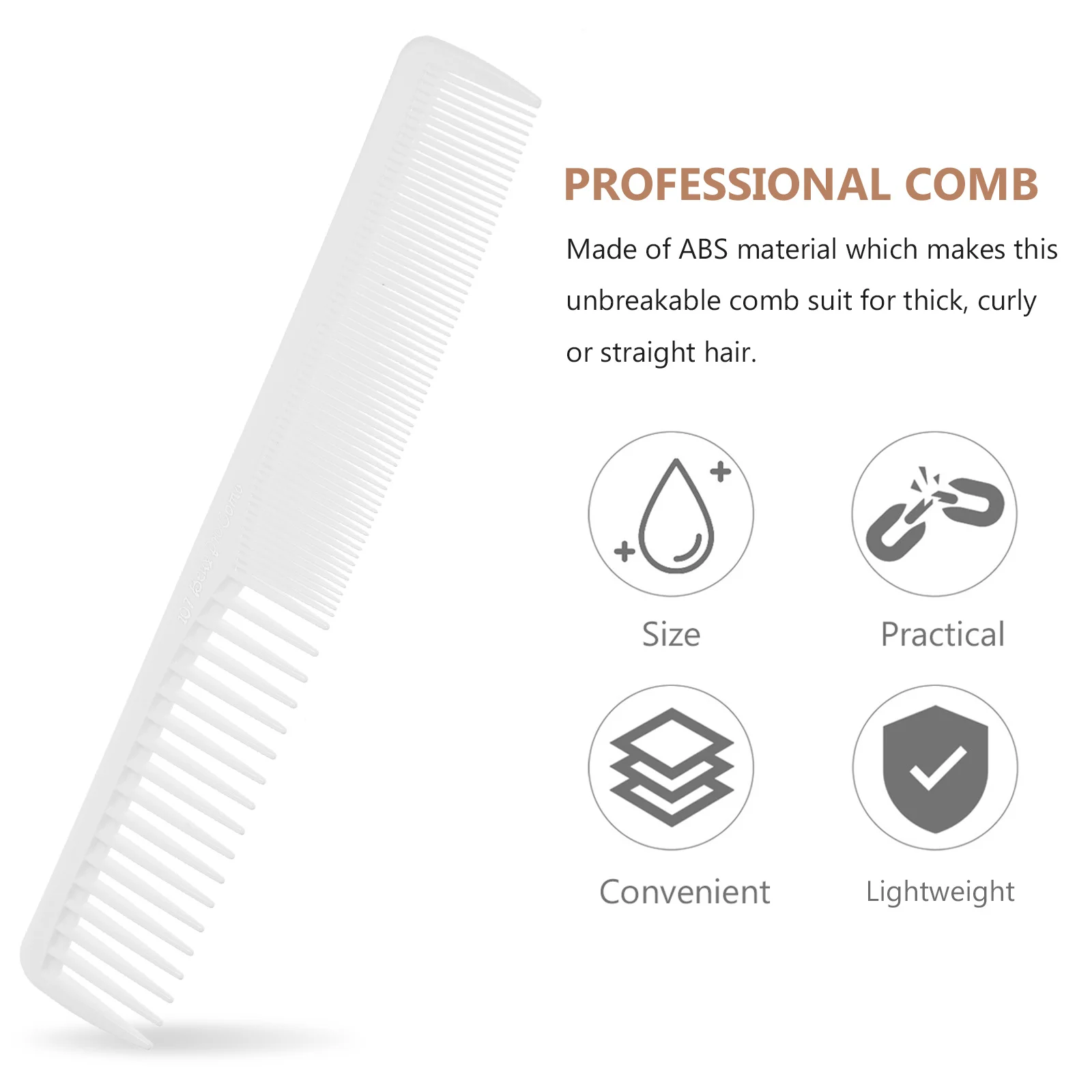 

Антистатическая парикмахерская расческа для густых вьющихся прямых парикмахерских, расческа для домашнего использования в отеле