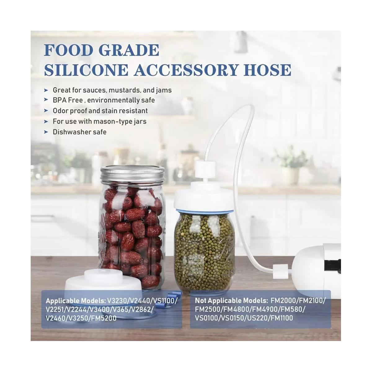 เครื่องซีลสูญญากาศไฟฟ้า USB 11ชิ้น, อุปกรณ์ซีลสูญญากาศปลอดภัยซีลกระป๋องปากกว้างกันมลพิษ