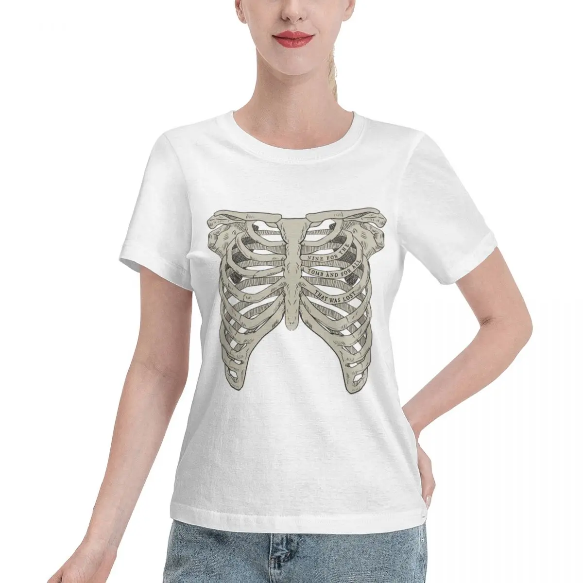 Best Seller The Locked Tomb - Ribcage Women's T-shirt Everyday Women Daily Outfit Top