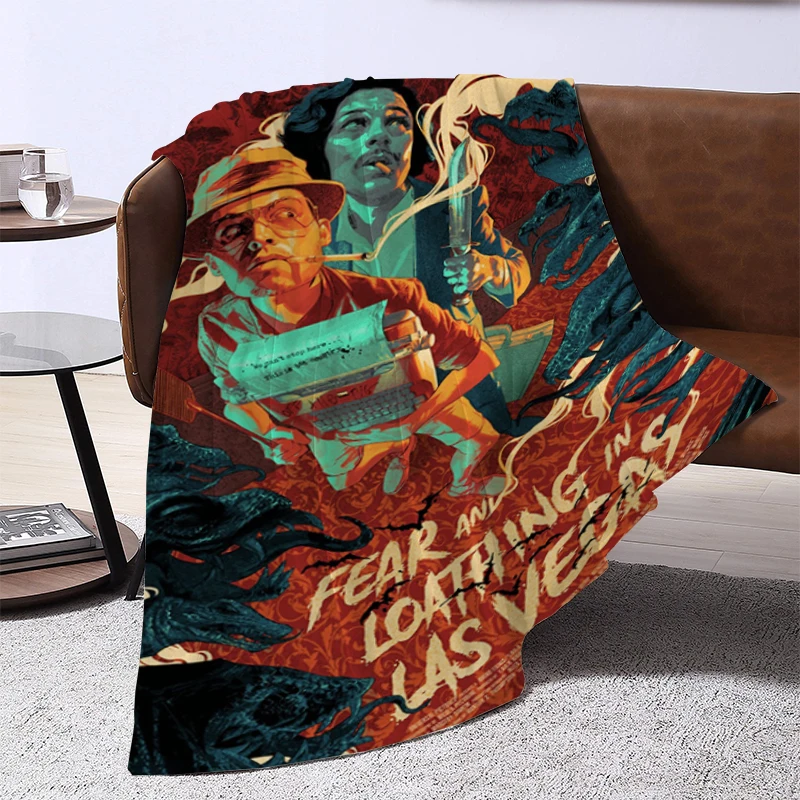 Fear and Loathing in Las Vegas Movie Blanket Sofa Blankets for Bed Furry Winter Bedspread the Knee Warm Baby & Throws Bedspreads