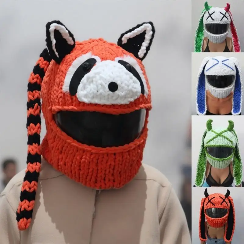 

39BC Knitted Helmet Protector For Snow Sports Cycling Adventures Stretchy Acrylic Fiber Windproof Liner