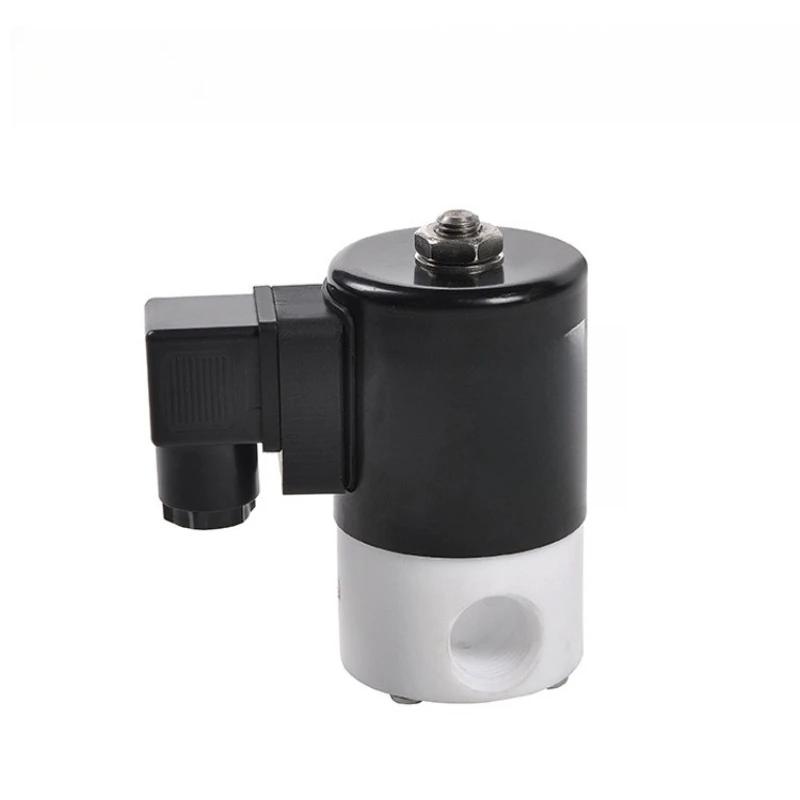 Two-way direct-acting plastic anti-corrosion solenoid valve normally closed type strong acid and alkali