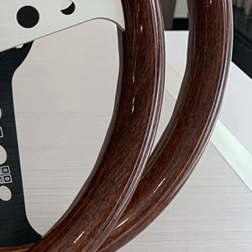 Classic 350MM 14Inch Racing In.dy Wood Steering Wheel Universal Modified Drift JDM Sport Wooden Grain MxO Steering Wheel 5
