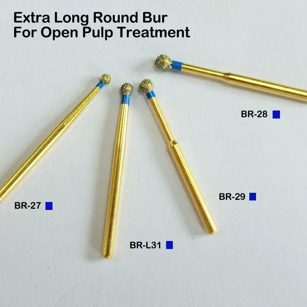 trial order dental gold diamond bur 1 piece, wheel,round ball,cone,double cone,needles,football,pear,cylinder,flame shape