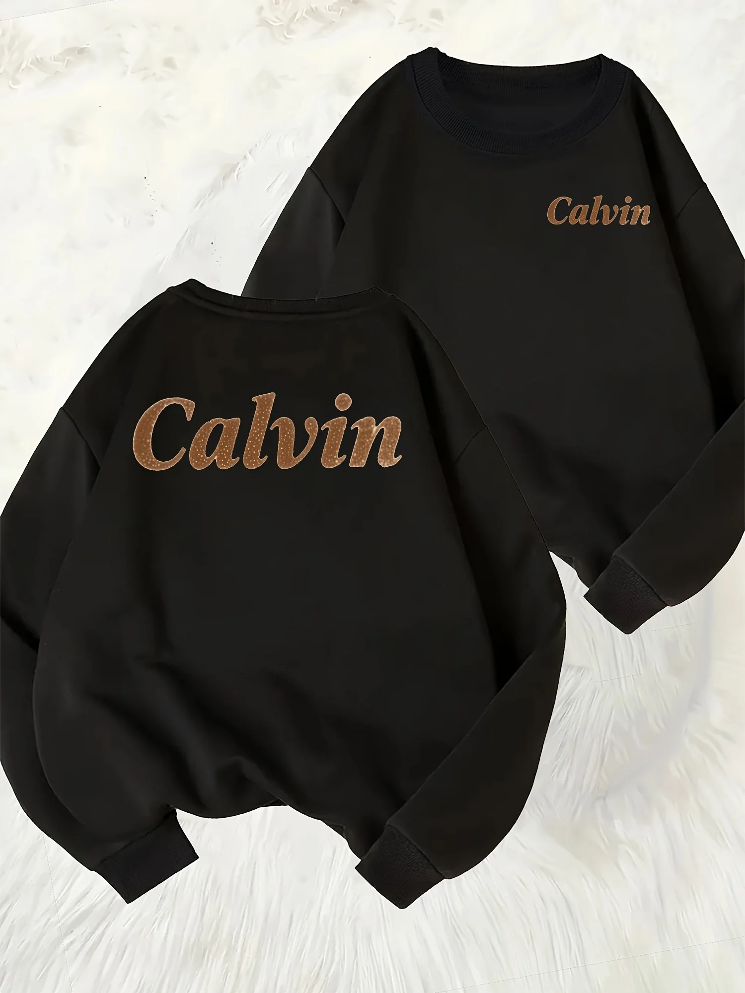 

Graphic Printing Autumn and Winter Pure Cotton Men's and Women's Sweatshirts Outdoor Sports and Leisure Fashion Trend