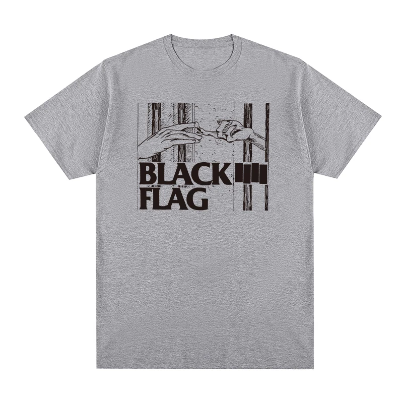 BLACK FLAG Rock Band summer White t-shirt Cotton Men T shirt New TEE TSHIRT Womens tops