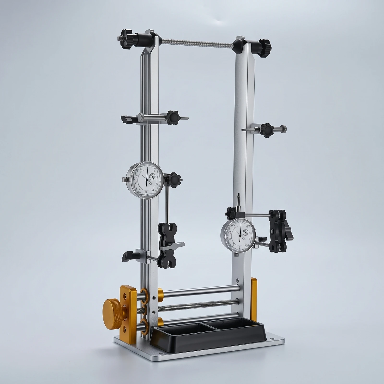 Wheel Truing Stand with Dial Indicator Bench-Top Wheel Truing Stand Precision Professional for Cyclists, Home Maintenance