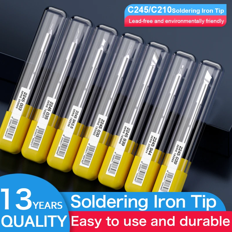 

KELLYSHUN Soldering Iron Tip Lead-free Solder Tips Welding Head BGA Soldering Tools Branding Iron