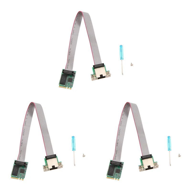 

B30C-3X M.2 A+E KEY 2.5G Ethernet LAN Card RTL8125B Industrial Control Network Card M.2 Gigabit Ethernet Network Card