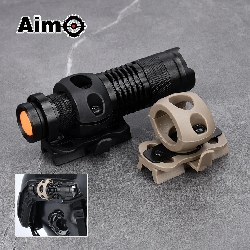 Airsoft Tactical FAST Helmet Lamp Portable Headlight LED Mini Flashlight Lantern Torch Outdoor Camping Lamp Hunting Scout Light