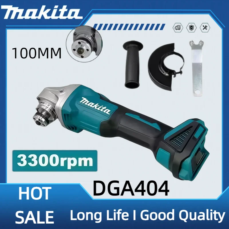 

Makita DGA404 100MM Electric Angle Grinder Metal Wood Grinder Cordless Grinding Polishing Cutting Machine Power Tool