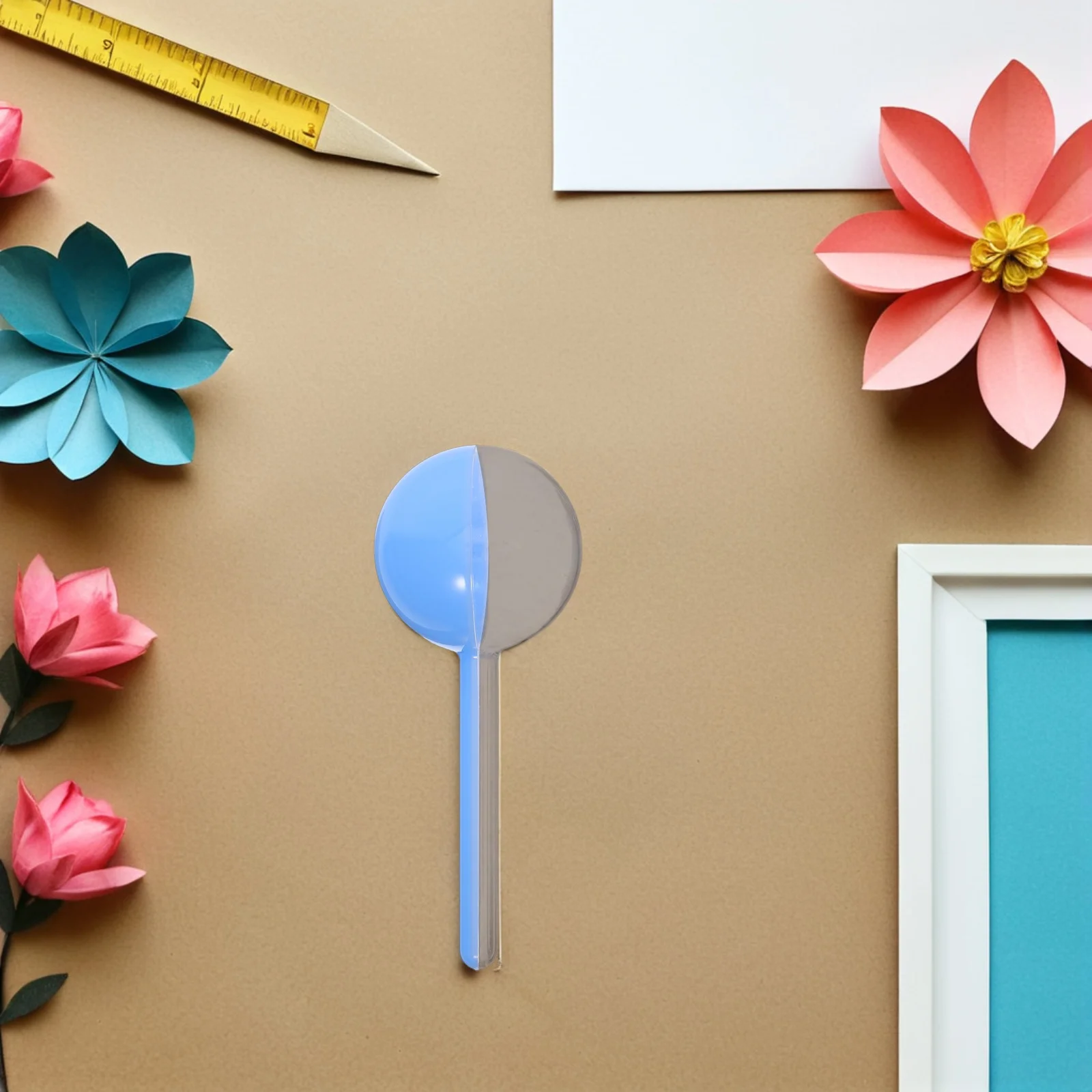 

12Pcs Clear Round Chocolate Storage Boxes Plastic Lollipop Containers Portable Candy Holders for DIY Gift Packaging