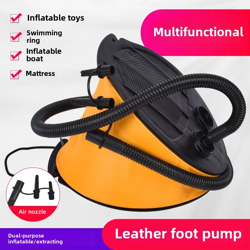 Inflatable Bed Balloon Swimming Ring Boat Foot Pump Air Rifle Leather Footstep Pump Outdoor Tools Quality Foot Pump