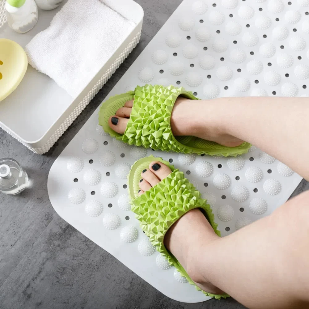 

Casual Funny Creative Durian Slippers PVC Anti Slip Flats Slippers Women Beachwear Shoes Slides Sandals Ladies