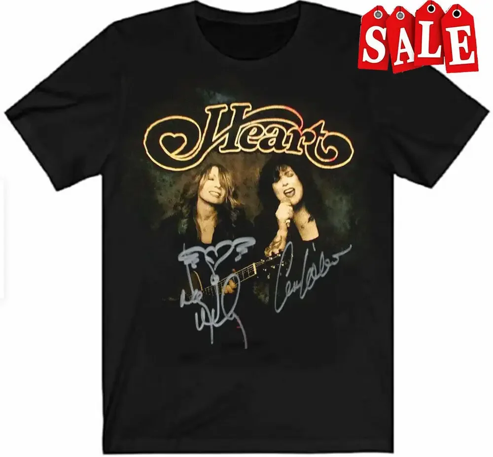 

Heart Band Album Rock Band Signature shirt Black Unisex NG0534